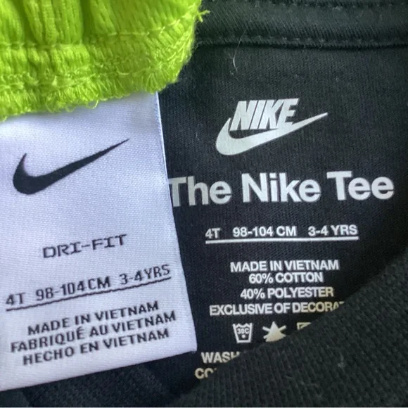 Nike Tee and Shorts outfit toddler boys size 4T(NWT) ~PRICE IS FIRM, NO OFFERS~ - Picture 4 of 4